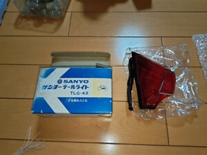 SANYO サンヨー TLG-42 新品 未使用 テールライト テールランプ 自転車 サイクリング デコチャリ 当時 貴重 希少 アンティーク 昭和 レトロ