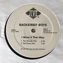 ★【r&b】Backstreet Boys / I Want It That Way［12inch 2枚組］オリジナル盤《9595》_画像4