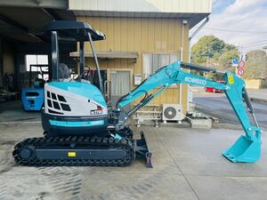 KOBELCO コベルコ 油圧ショベル SK27SR-3 1738Hr LEDライト マルチ 鉄キャタ ゴムパッド 