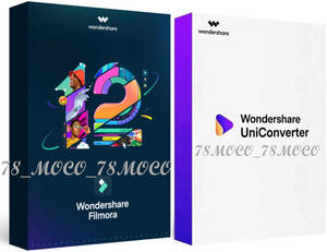 【台数制限なし】 - Wondershare - Filmora 12 Version 12.5.7.3767 + Wondershare UniConverter 15 Version 15.0.4.17 Windows版