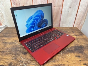 【SSD搭載】富士通 LIFEBOOK AH53/A3 windows11/i7-6500HQ/新品SSD512/メモリ8GB/BD-RE/高速動作/動作品 【送料無料】YX0132