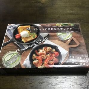 内海産業 両手で便利なスキレット IH 対応 約 15cm (レシピ 付き）未使用品\\(//∇//)\\