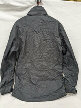 良品 zegna sport/ゼニア スポーツ ブルゾン ナイロンジャケット Sサイズ D-TK-6297 ブラック_画像2