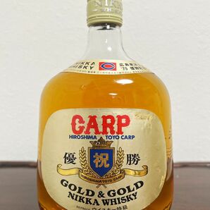 未開栓古酒広島東洋カープ1979年優勝記念ニッカウヰスキーNikka Whisky Gold&Gold 