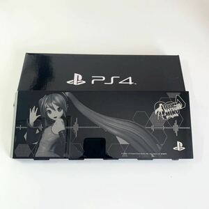 PS4 初音ミク HDDベイカバー 美品 プレイステーション4 ブラック　 No.1