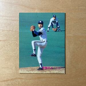 カルビープロ野球チップスカード　斎藤明夫（大洋）No.345