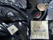 送料無料 美品 2015年購入 MONCLER モンクレール GHANY GILET ガーニー ジレ レディース ジップアップ ダウン ベスト ネイビー NAVY 1 (S)_画像9