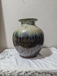 大壺　壺　骨董品　長期保管品　信楽焼？