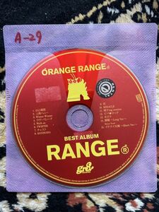 CDディスクのみ オレンジ レンジ ベスト　 アルバム ORANGE RANGE / RANGE ／ / 　A-29