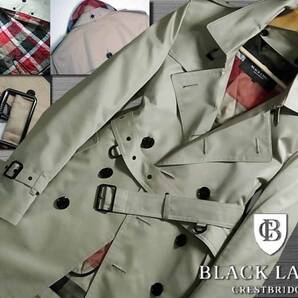 大人気L!定価13万!JAPAN PREMIUM トレンチコート CBチェック ライナー付▼ブラックレーベルクレストブリッジ CRESTBRIDGE バーバリー