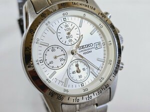 SEIKO CHRONOGRAPH セイコー クロノグラフ 7T92－0DW0 クォーツ 腕時計 稼働