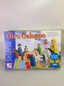 U1176○Selecta Spiel Giro Galoppo レース ギャロッポ ボードゲーム 玩具 おもちゃ 2-5人用 プレイ時間約20-30分 ドイツ製 中古 未使用品