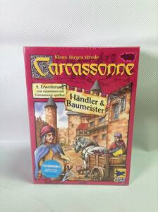 U1179○Carcassonne カルカソンヌ Handler ＆ Baumeister 追加キット 商人と建築士 ボードゲーム 2-6人用 8歳以上 約30-45分 中古 未使用品