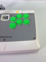 再U1187○SEGA セガ Dreamcast ドリームキャスト アーケードスティック コントローラー HKT-7300 【未確認】_画像5