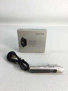 S3280○SONY ソニー WALKMAN MDウォークマン ポータブルMDプレーヤー MZ-E55 リモコン RM-MZE55 再生OK 訳あり