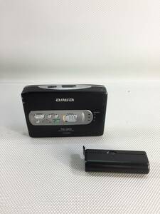 S3290○aiwa アイワ カセットプレーヤー PX930 ポータブル 電池ケース付 通電OK