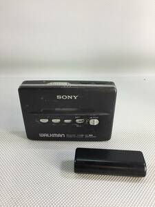 S3294○SONY ソニー WALKMAN カセットウォークマン カセットプレーヤー WM-EX555 電池ケース付 部品取り 修理前提 【ジャンク】