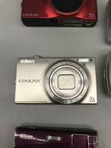 OK8482○デジカメ 5台まとめ Nikon ニコン デジタルカメラ コンパクト COOLPIX 2100 2500 バッテリー EN-EL12 EN-EL10 【未確認】 同梱不可_画像3