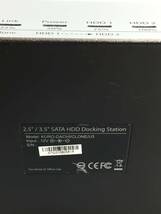 S3416○2.5/3.5 SATA HDD Docking Station ドッキングステーション KURO-DACHI/CLONE/U3 アダプター SAW30-120-2000J 訳あり_画像6