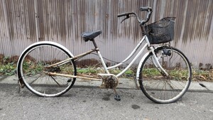 引取 自転車 改 26インチ ロンホイ 車体 部品取り ジャンク レストア ベース 中古 大分県