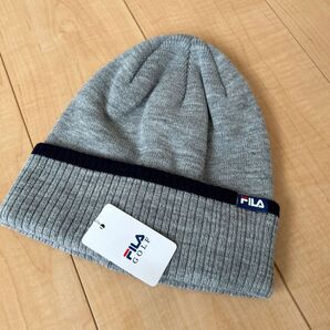 FILA ニット帽 新品 冬 防寒