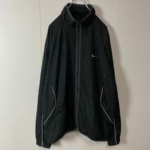 NIKE ナイロンジャケット 柄ジャージ 古着 L_画像2