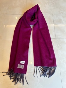  beautiful goods!*FURLA [...] stole / muffler * cashmere 100% reversible muffler / stole *