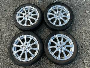 N-BOX ワゴンR タント ウェイク 4穴 100 15インチ 165/55R15 ヨコハマ iceGUARD スタッドレス アルミ 4本セット 46