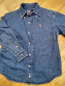 デニム RALPH LAUREN 長袖 キッズ シャツ130cm