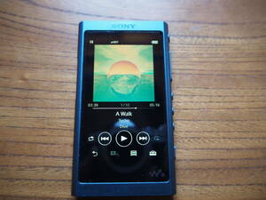 ◆◇送料無料/完動美品 SONY Walkman NW-A55(16GB) ウォークマン ムーンリットブルー シリコンケース SDカード128G◇◆