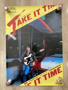 矢沢永吉　TAKE IT TIME 告知ポスター