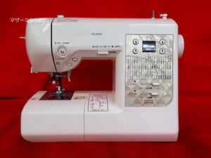 ☆JAGUAR ジャガーコンピュータミシン CD-2205W ☆実用、模様縫い全100種類・動作確認済・縫目OK・美品です