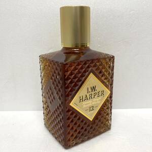 【ST16663KT】未開栓 I.W.HARPER 12年 IWハーパー バーボン 750ml/43% ウイスキー モルト グレーン Kentucky Straight アメリカ 古酒 お酒