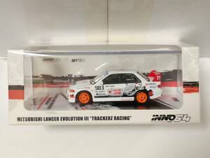 イノモデル 1/64 三菱 ランサーエボリューション III TRACKERZ RACING マレーシア限定