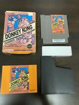 【希少！】ドンキーコング クラッシック 海外版 Donky Kong Classics NES ファミコン FC Nintendo 任天堂 レトロゲーム 当時もの_画像10