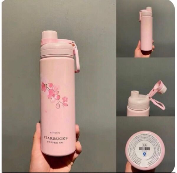 中国スターバックス桜シリーズ大容量直飲ステンレスタンブラー タグ付き新品
