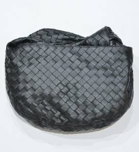 BOTTEGA VENETA ボッテガヴェネタ TEEN JODIE ティーン ジョディ イントレチャート レザー ハンドバッグ ブラック Y-29010B