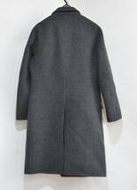 JIL SANDER ジルサンダー チェスターコート チャコールグレー 48 Y-323148_画像2