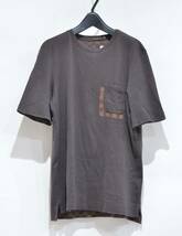 LOUIS VUITTON ルイヴィトン ダミエ ポケット Tシャツ XL ブラウン Y-322213 _画像1