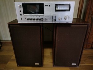 島根発★AIWA アイワ カセットデッキ AD-7200 パイオニアCS-410 スピーカー 