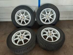 汎用AW Breeze 15×6J PCD100 +45 5穴 ダンロップ WM03 195/65R15 2021年製 4本 売切!!