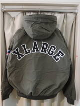 X-LARGE エクストララージ NYLON PUFFER JACKET オリーブ L 人気商品 値下げ！ZOZOTOWN 公式HP 完売 最終値下げ！_画像2