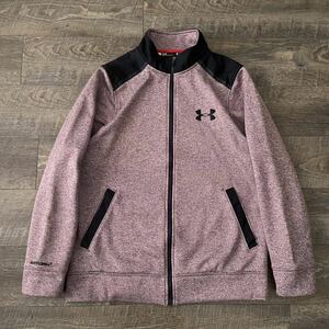 UNDER ARMOUR アンダーアーマー ジップアップ ソフトシェル フリース ジャケット L 裏起毛 ウインドブレーカー ブルゾン ゴルフ メンズ