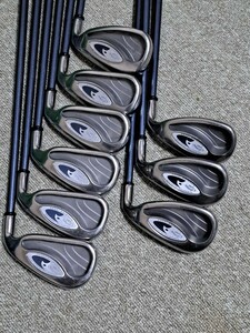 Callaway　キャロウェイ HAWK EYE 　ホークアイ アイアン 9本 セット 3~9.P.S FLEX-S5I　356㌘ 7I　 366㌘