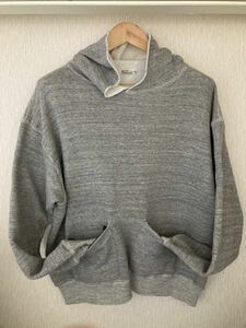 WAREHOUSE ウエアハウス Lot 453 SEPARATE POCKET HOODIE セパレート ポケット セットイン フード スウェット パーカー 44 XL 杢グレー