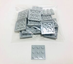 【新品未使用】レゴ　LEGO　プレート　3x3 グレー　20枚　３×３