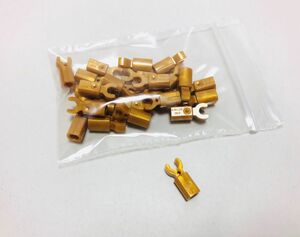 【新品未使用】レゴ　LEGO　バーホルダー　クリップ　パールゴールド　24個