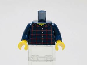 【新品未使用】レゴ　LEGO　トルソー　ボディ　48 チェックシャツ
