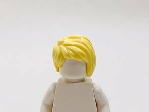 【新品未使用】レゴ　LEGO　ミニフィグ　ヘアー　ヘア　ショート　ブライトライトイエロー　女性