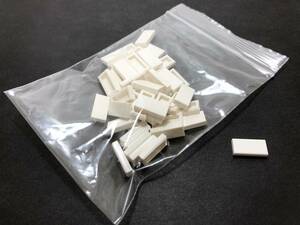 【新品未使用】レゴ　LEGO　タイル　1x2 ホワイト　白　50枚　１×２　
